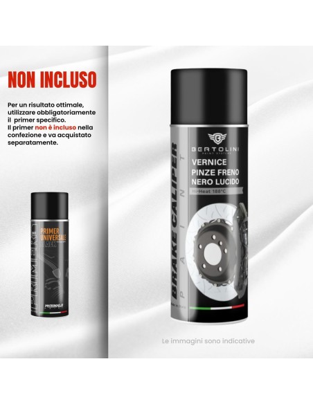 Farbe Spray Zange Hochtemperatur-Bremse Schwarz Glänzend 1K