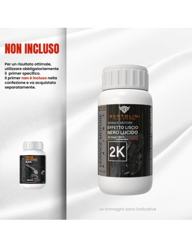 Engine Paint Black Gloss Ceramic 2k High Heat -...