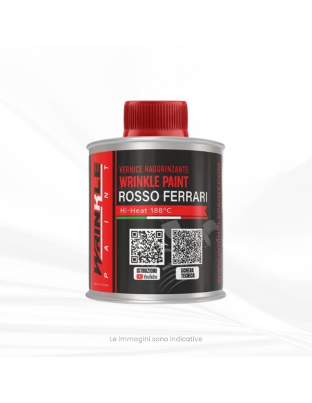 Wrinkle Paint Ferrari Red High-Temperature Engine - 250gr