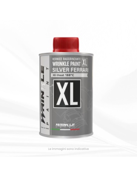 Peinture Vermiculée Gris Argent Ferrari XL (Metal Gray) Haute Température - 500g