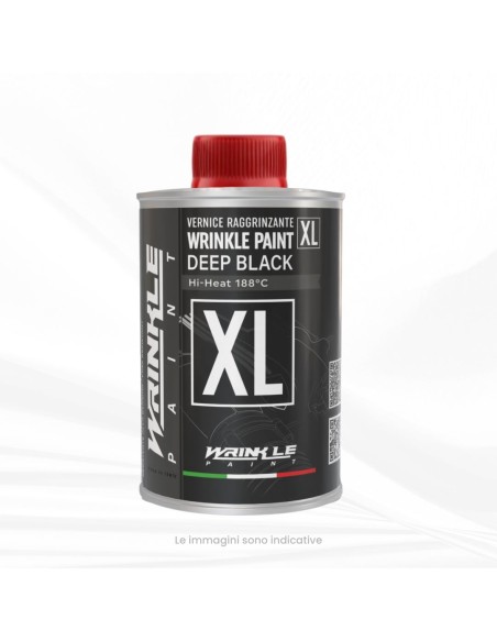 Wrinkle-Lack XL Schwarz Ferrari Hochtemperatur-Motor - 500gr