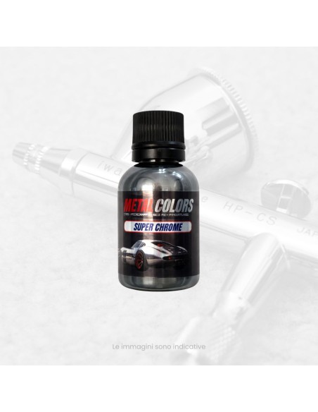 Vernice Metallica Super Chrome Base Alcol Pronto Uso 20ml