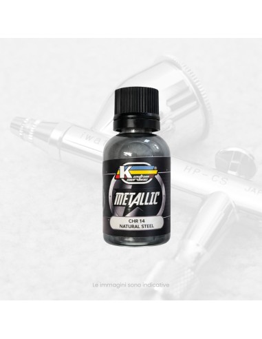 Vernice Metallica Natural Steel per Modellismo...