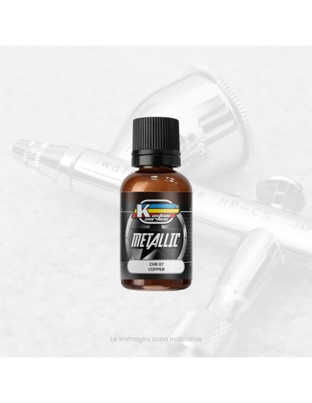 Metallica Kupfer Effekt Farbe für Airbrush Basis Alkohol 30ml - CHR07