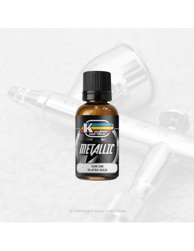 Vernice Metallica Plated Gold per Modellismo...