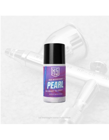 Colore Acrilico Perlato Red Per Modellismo 20ML