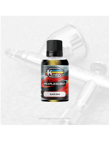 Colore Acrilico Perlato Black Gold Per...