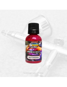 Color acrílico Magenta Iridiscente Rojo Para Aerógrafo 30ML