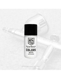 Color acrílico blanco puro para aerógrafo 20ml