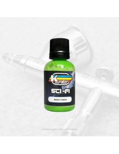 Verde Acido Colore Acrilico Modellismo Per Aerografo 30ml
