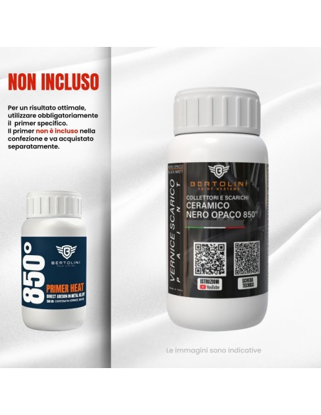 Peinture Haute Température Noire Mate Céramique Liquide 650° - 250gr