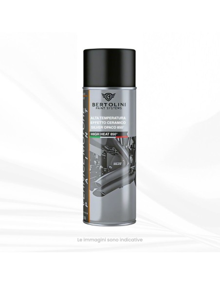 Peinture haute température céramique spray gris aluminium 650° degrés