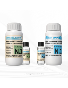 Weißes farbiges Epoxidharz für Duschplatten - Waschbecken...