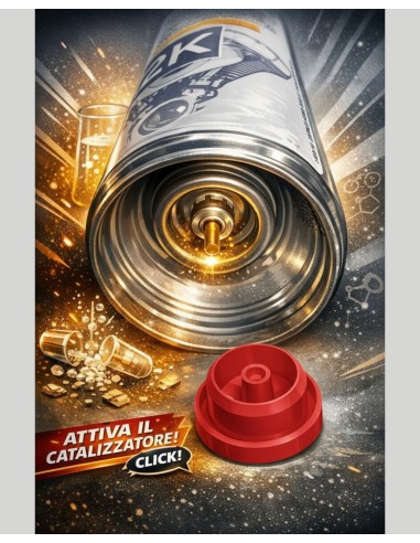 Vernis Transparent Brillant 2K Spray - Moteur...