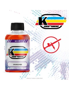 Color acrílico rojizo anaranjado para aerógrafo 30ml